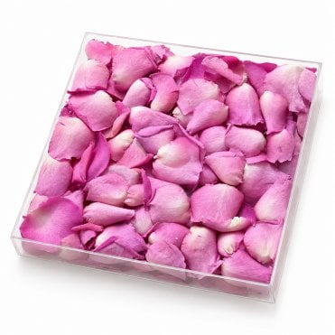 Deep Pink Freeze-Dried Rose Petals - 1000ml