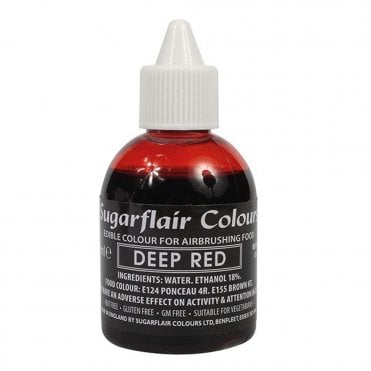 Deep Red - Edible Airbrush Liquid Colouring 60ml