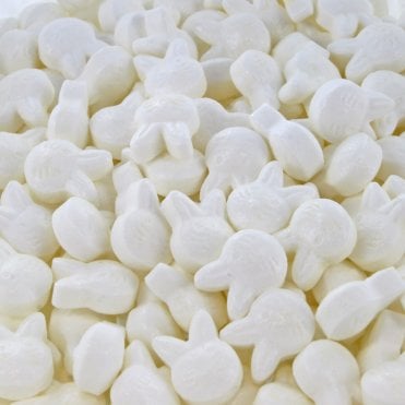Delightful White Bunnies Edible Shapes – Perfect for Easter Treats & Sweet Decorations! - 300g