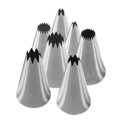 Open Star Piping Nozzles