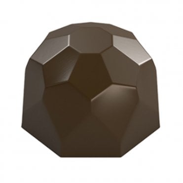 Diamond Hemi Sphere Polycarbonate Mould - 275 x 175 x 25mm - 28 Cavity
