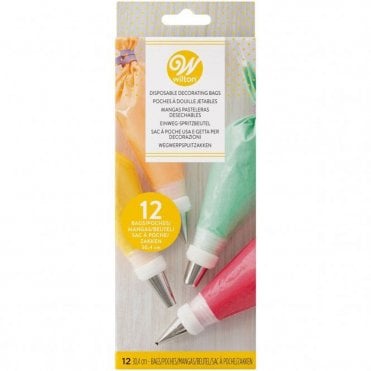 Disposable Decorating Bags - Pack of 12