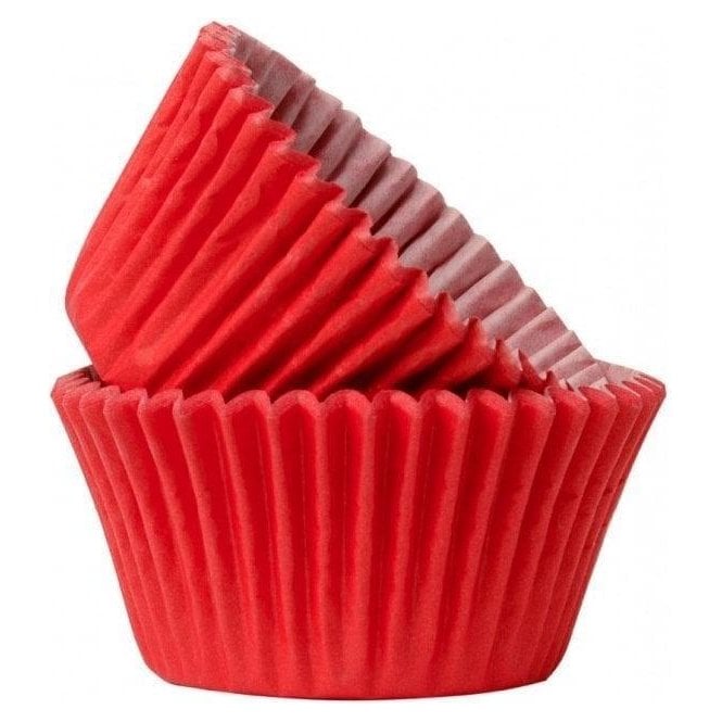 Doric Red 50 Muffin Cases- Professional Quality Baking Cases