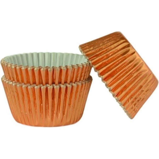 Doric Rose Gold Foil 45 Muffin Cases -Professional Quality Baking Cases