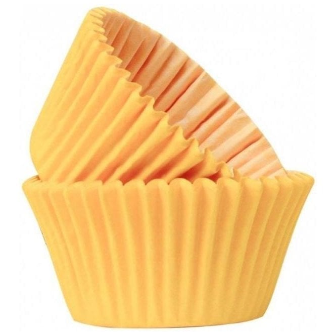 Doric Yellow 50 Muffin Cases- Professional Quality Baking cases