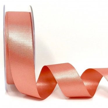 Double Sided Satin Ribbon - Rose Gold No.9792