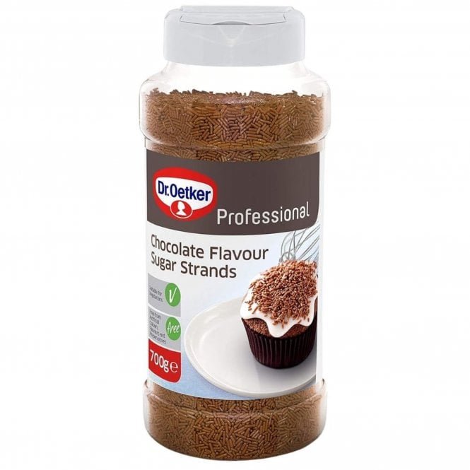 Dr. Oetker Professional Chocolate Flavour Sugar Strands - 700g
