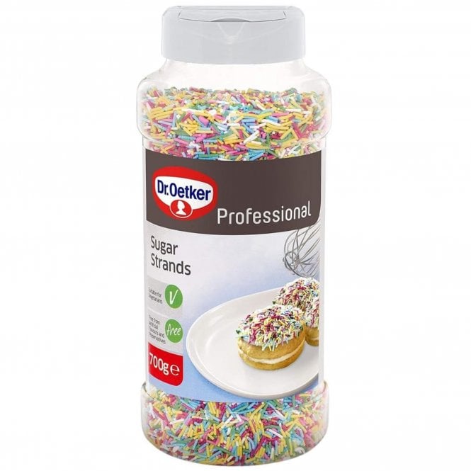Dr. Oetker Professional Rainbow Sugar Strands - 700g