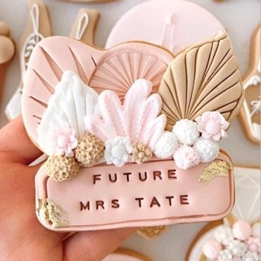 Dried Floral Palm Plaque Embosser & Cutter