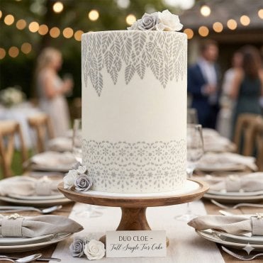 DUO CLOE 2-in-1 Elegant Cake Stencil