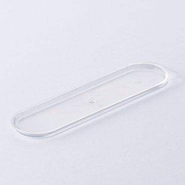Eclair Glass Cup Lid - Elegant, Durable Lid for Sophisticated Eclair Creations - Box of 100