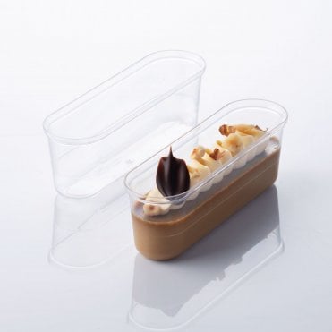 Eclair Glass XL Cup (165ml) - Refined Elegance for Sophisticated Pastry Presentation - Box of 100