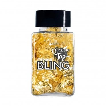 Edible Bling Gold Leaf Flakes - 2g 
