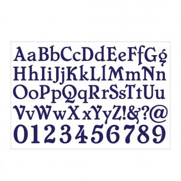 Elegance Alphabet Silicone Mould