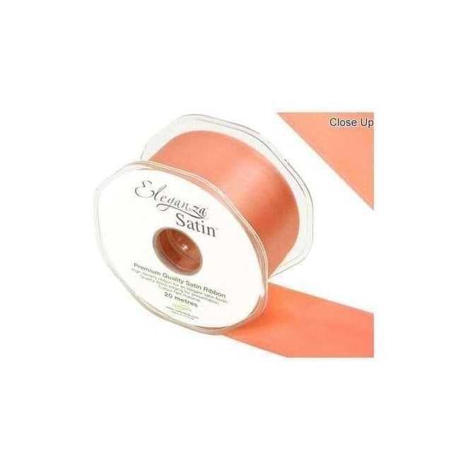 Eleganza Coral - Double Faced Satin Ribbon