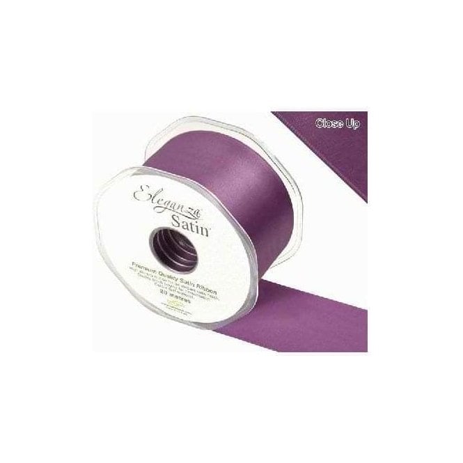 Eleganza Damson - Double Faced Satin Ribbon