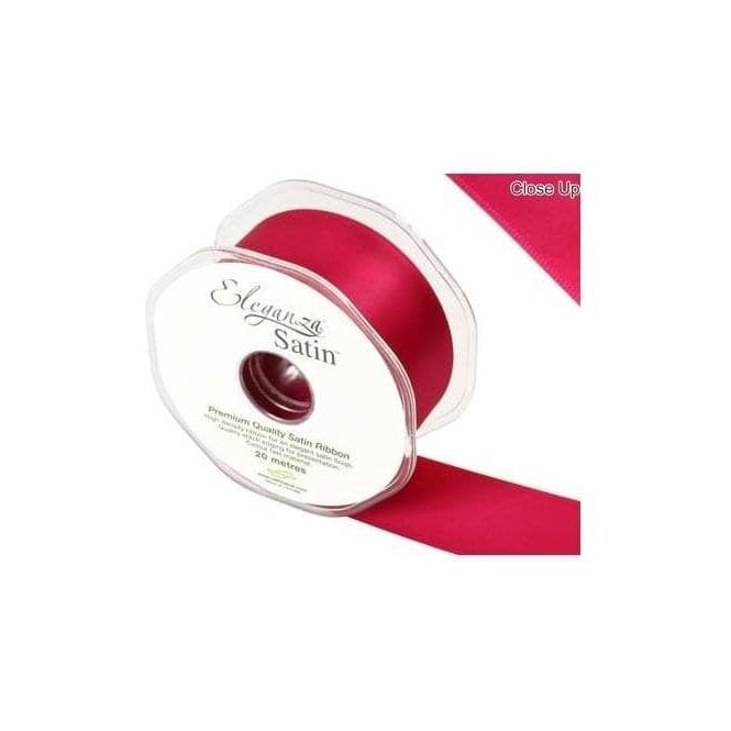 Eleganza Deep Cerise - Double Faced Satin Ribbon