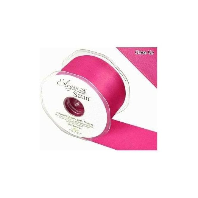 Eleganza Fuchsia - Double Faced Satin Ribbon