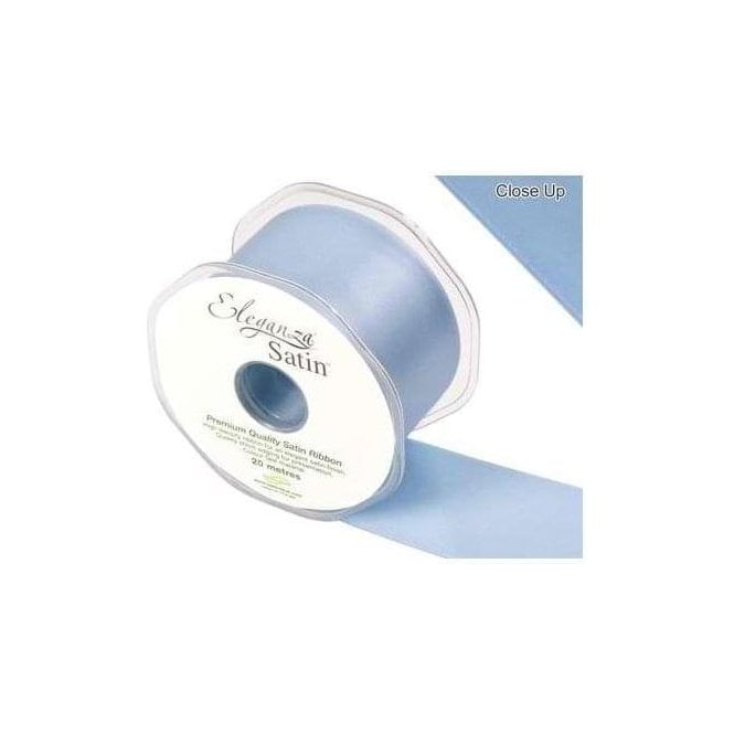 Eleganza Lt. Blue - Double Faced Satin Ribbon