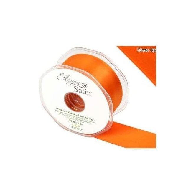 Eleganza Orange - Double Faced Satin Ribbon