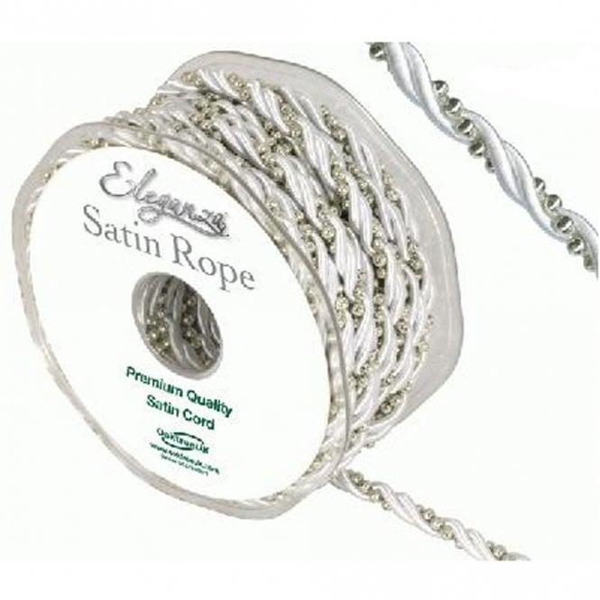 Eleganza Pearl White - 5.5mm Satin Rope 10m