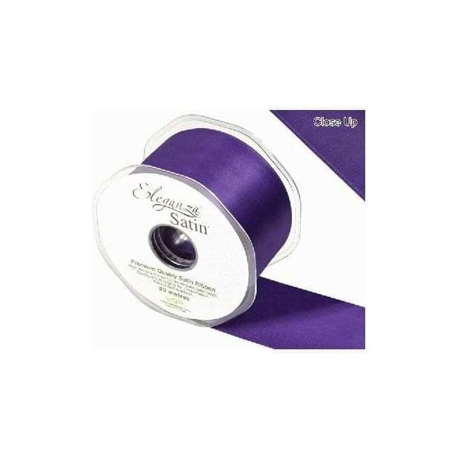 Eleganza Plum - Double Faced Satin Ribbon