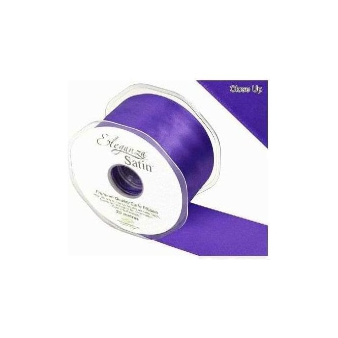 Eleganza Purple - Double Faced Satin Ribbon
