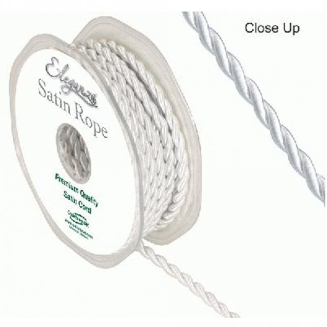 Eleganza White - Satin Rope 10m