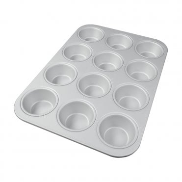 Elite Grade Anodized Cupcake Pan - 12 Cup Capacity - Pro Series Quality