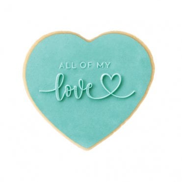 Embosser Stamp - All Of My Love