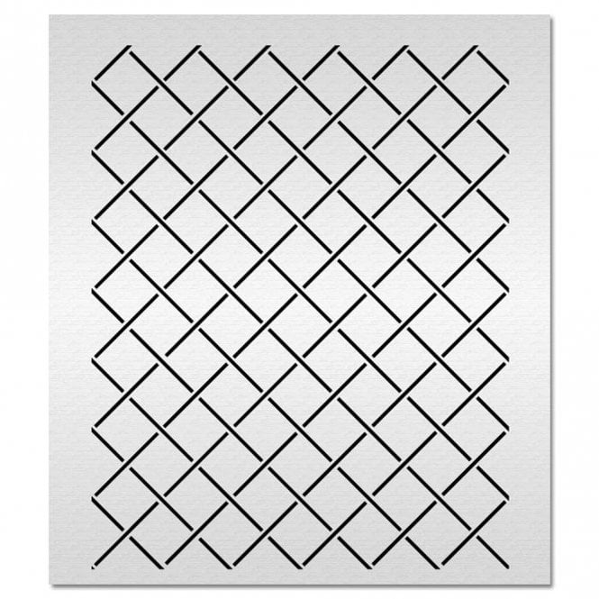 Evil Cake Genius Acrylic Cake Stencil - Little Lattice