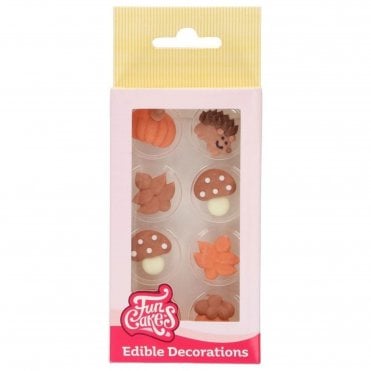 Fall Sugar Decorations - Set of 8
