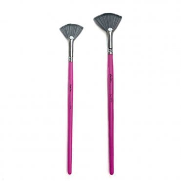 Fan Paint Brush Set - LL 8FN Brush - 2 Pieces