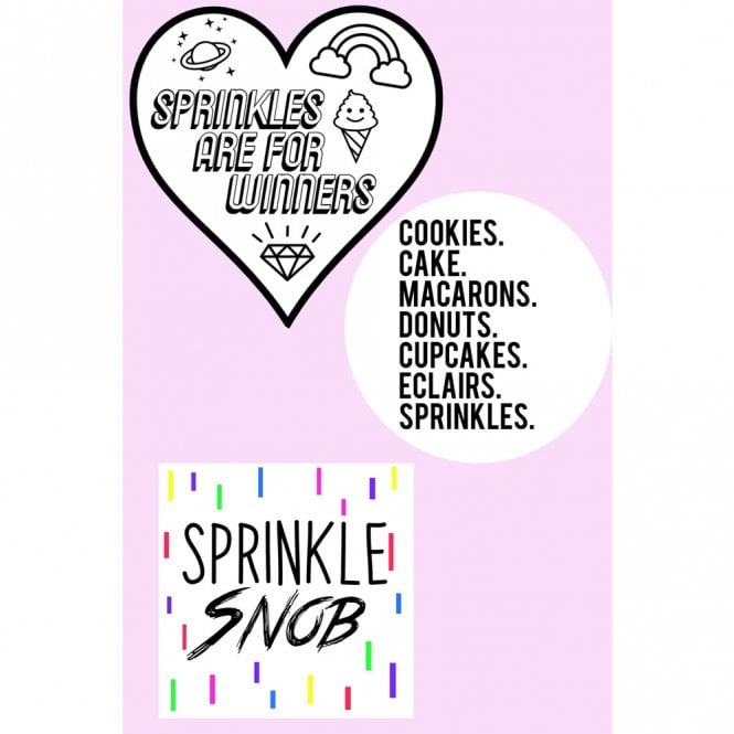 Fancy Sprinkles Sprinkle Collection - Vinyl Sticker Set