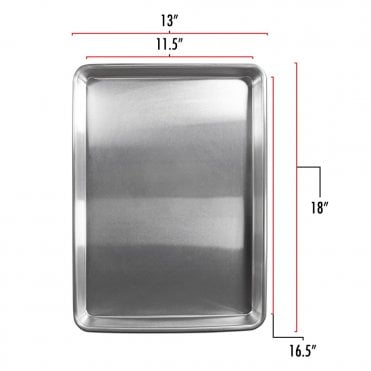 Premium Pro Series 13" x 18" Half Sheet Baking Pan for Superior Baking Results