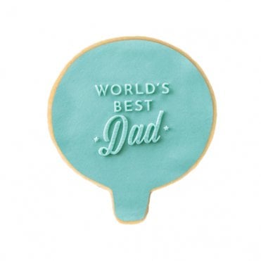 Father's Day Flair ‘World’s Best Dad’ - Embosser Stamp