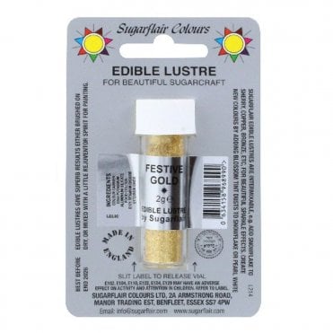 Festive Gold - Edible Lustre Dusting Colour 2g