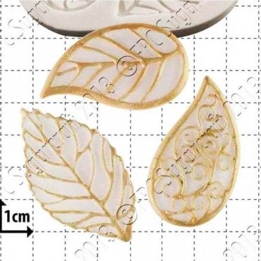 Filigree Leaves - Cake Decorating Silicone Mould