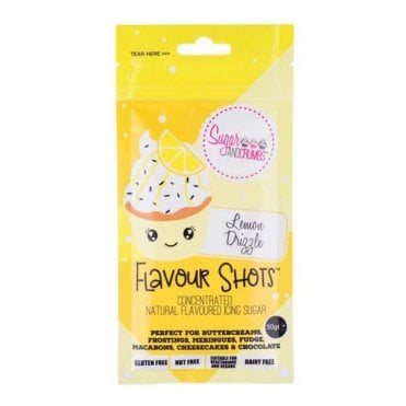Flavour Shots! - Concentrated Icing Sugar - Lemon Drizzle 50g 