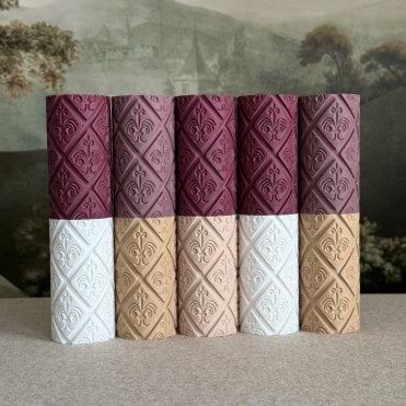 Fleur-de-Lis Rolling Pin 9"