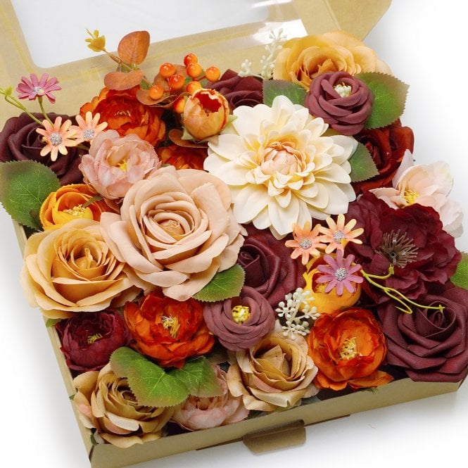 Fleur Maison Autumn Caramel DIY Faux Flower Box Set