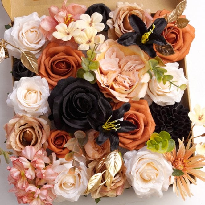 Fleur Maison Burnt Orange DIY Faux Flower Box Set