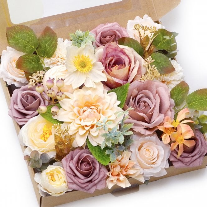 Fleur Maison Champagne Red Bean Paste - DIY Faux Flower Box Set