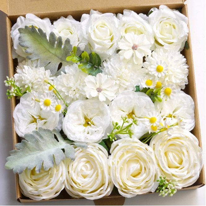 Fleur Maison Ethereal White DIY Faux Flower Box Set