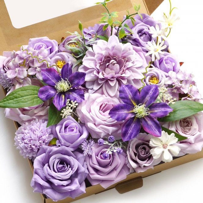 Fleur Maison Provence Purple DIY Faux Flower Box Set