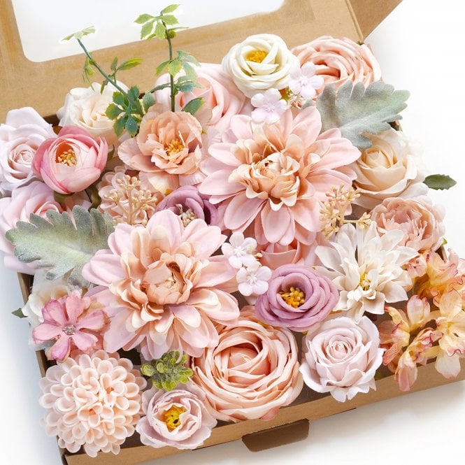 Fleur Maison Romantic Pink DIY Faux Flower Box Set