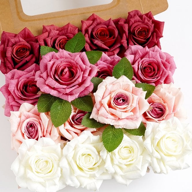 Fleur Maison Crimson Gradient - DIY Faux Flower Box Set