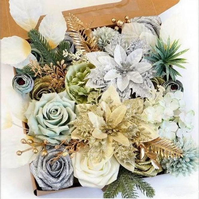 Fleur Maison Frosted Christmas - DIY Faux Flower Box Set