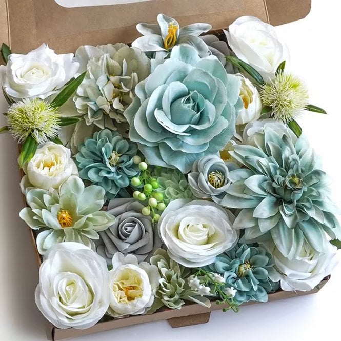Fleur Maison Green & Blue - DIY Faux Flower Box Set
