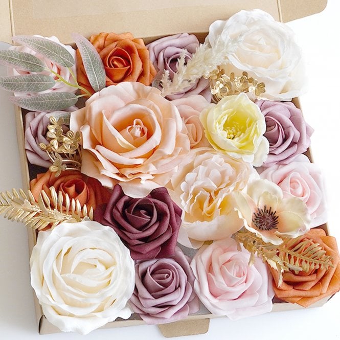 Fleur Maison Mixed Champagne - DIY Faux Flower Box Set